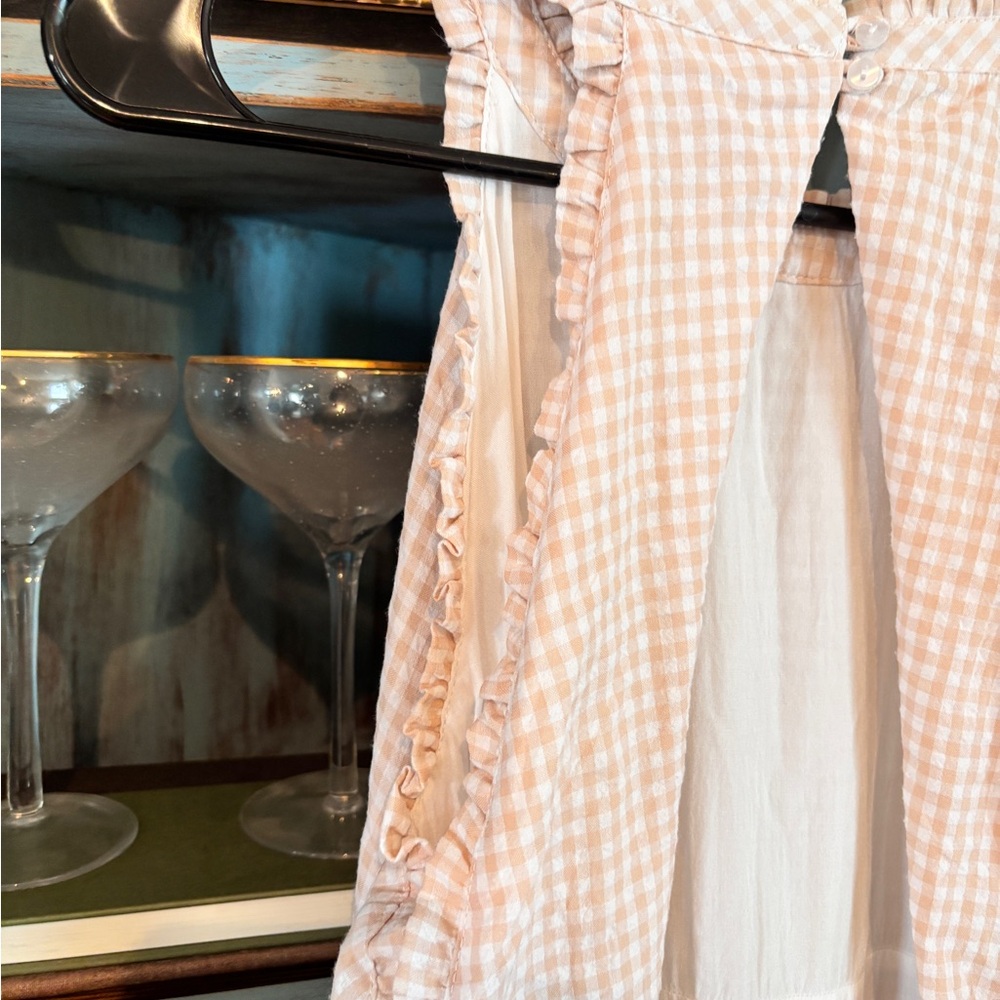 In loom Size small gingham dress key hole back - Picture 11 of 11